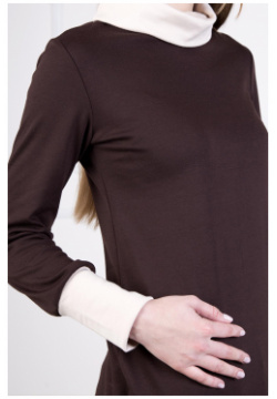 Женская блуза "Стайл" Темно коричневый  размер 44 Лика Дресс Стайл