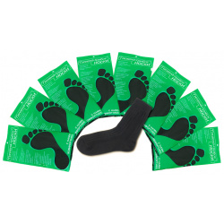 Носки "Гигиена грибок"  цвет Черный размер 39 40 Smart Textile Гигиена грибок (Черный)