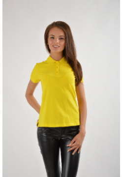 SELA Джемпер BR0000037929 Желтая футболка поло в спортивном стиле