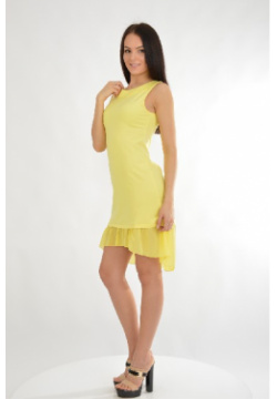 Платье NicClub BR0000052072 Цвет: желтый  Состав: хлопок 95%