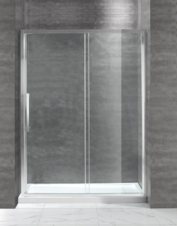 Душевая дверь в нишу Cezares LUX SOFT W BF 1 150 C Cr IV профиль Хром стекло прозрачное
