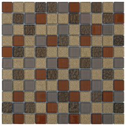 Стеклянная мозаика Orro Mosaic  Cristal Chocolate 29 5х29 5 см