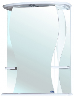 Зеркальный шкаф Bellezza 4611808002019 Карина 55 L с подсветкой Белый