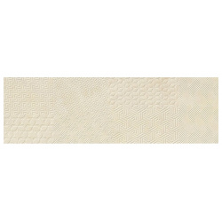 Керамическая плитка Cifre 78796531 Materia Textile Ivory настенная 25х80 см