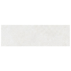 Керамическая плитка Cifre 78796530 Materia Textile White настенная 25х80 см