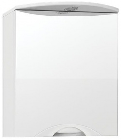 Зеркальный шкаф Style Line ЛС 00000216 Жасмин 2 Люкс 60 с подсветкой Белый