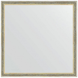 Зеркало Evoform BY 0606 Definite 58х58 в багетной раме  Витое золото 28 мм