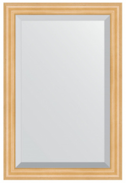 Зеркало Evoform BY 1173 Exclusive 91х61 с фацетом в багетной раме  Сосна 62 мм