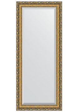 Зеркало Evoform BY 1290 Exclusive 155х65 с фацетом в багетной раме  Виньетка бронзовая 85 мм