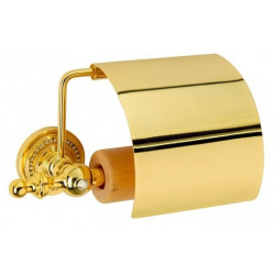 Держатель туалетной бумаги Boheme 10401 Imperiale с крышкой Золото