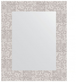 Зеркало Evoform BY 3019 Definite 53х43 в багетной раме  Соты алюминий 70 мм