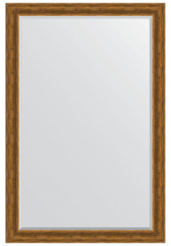 Зеркало Evoform BY 3628 Exclusive 179х119 с фацетом в багетной раме  Травленая бронза 99 мм