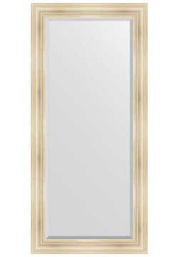 Зеркало Evoform BY 3601 Exclusive 169х79 с фацетом в багетной раме  Травленое серебро 99 мм