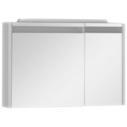 Зеркальный шкаф Aquanet 164934 Лайн 90 R с подсветкой Белый