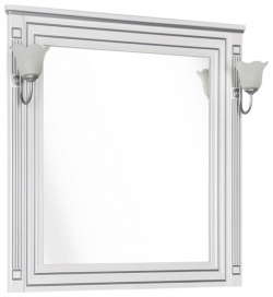 Зеркало Aquanet 181769 Паола 90 Белое серебро