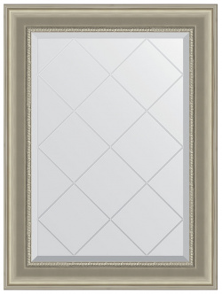 Зеркало Evoform BY 4106 Exclusive G 89х66 с гравировкой в багетной раме  Хамелеон 88 мм