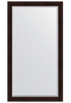Зеркало Evoform BY 6170 Exclusive Floor 204х114 с фацетом в багетной раме  Темный прованс 99 мм