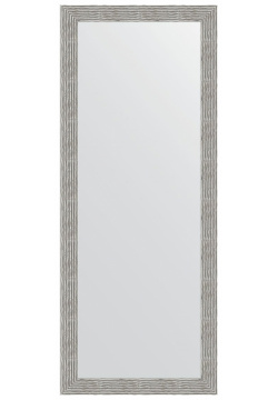 Зеркало Evoform BY 6011 Definite Floor 201х81 в багетной раме  Волна хром 90 мм
