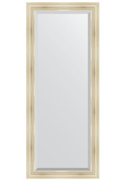 Зеркало Evoform BY 6128 Exclusive Floor 204х84 с фацетом в багетной раме  Травленое серебро 99 мм