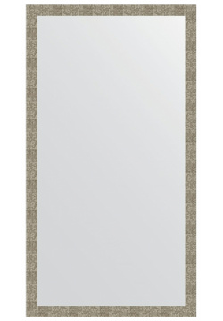Зеркало Evoform BY 6018 Definite Floor 197х108 в багетной раме  Соты титан 70 мм