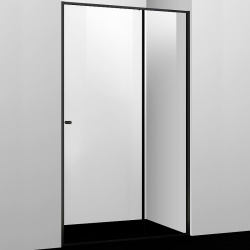 Душевая дверь WasserKRAFT 61S13 Dill 110 профиль Черный матовый стекло прозрачное
