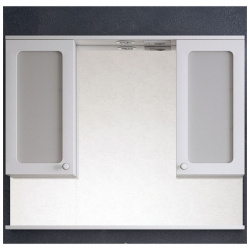 Зеркало со шкафом Corozo SD 00000469 Прованс 105 с подсветкой Белое