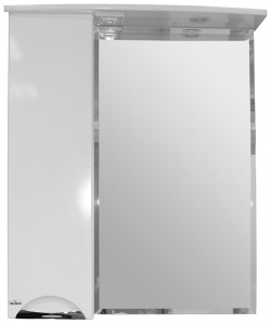 Зеркало со шкафом Mixline 534973 Кассиопея 75 L с подсветкой Белое