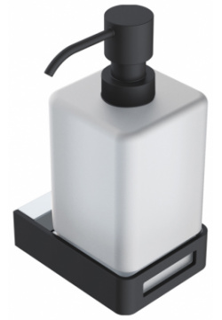 Дозатор для жидкого мыла Boheme 10957 CR B Q Черный Хром