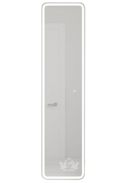 Шкаф пенал Art&Max AM Pla 400 1600 1D R L DS F Platino с сенсорным выключателем Белый