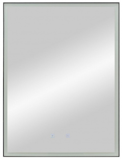Зеркало Art&Max AM Are 600 800 DS FC H Nero Arezzo с подсветкой сенсорным выключателем Черное