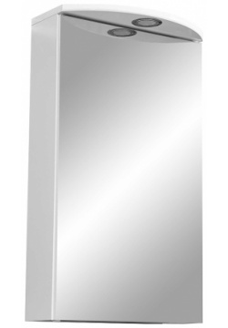 Зеркальный шкаф Stella Polar SP 00000222 Концепт Альда 40/С с подсветкой Белый