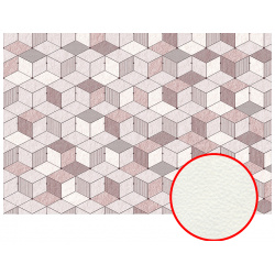 Фреска Ortograf 32614 (флок FLK) Forma Фактура флок FLK Флизелин (4*2 7) Розовый/Серый/Бежевый  Геометрия