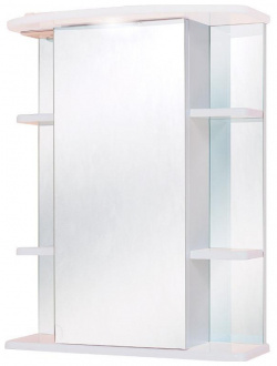 Зеркальный шкаф Onika 206007 Глория 60 01 L с подсветкой Белый