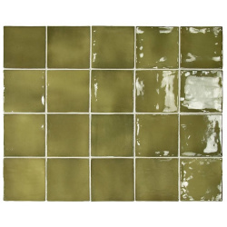 Керамическая плитка Equipe 26918 Manacor Basil Green настенная 10х10 см