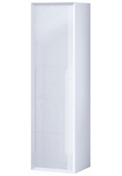 Шкаф пенал Marka One У73201 Milacco 30П L Pure White Подвесной