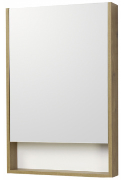 Зеркальный шкаф Aquaton 1A252102SDZ90 Сканди 55 Белый Дуб рустикальный