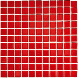Мозаика Bonaparte  Стеклянная Red glass 30х30 см