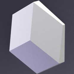 Гипсовая 3д панель Artpole E 0021 Elementary Cube solo 173x200 мм