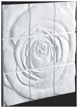 Гипсовое 3д панно Artpole GМ 0044 Platinum Rose глянцевое 1800x1800 мм