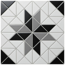 Керамическая мозаика StarMosaic С0003190 Albion Astra Grey TR2 CL BL2 25 9x25 9 см