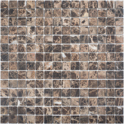 Керамическая мозаика StarMosaic С0003827 Wild Stone Dark Emperador Matt JMST070 30 5x30 5 см