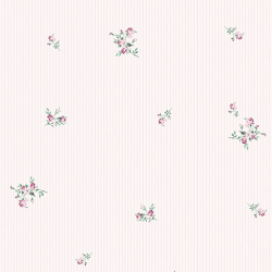Обои Andrea Rossi 54345 2 Stromboli Винил на флизелине (1 06*10) Розовый  Полоса/Цветы