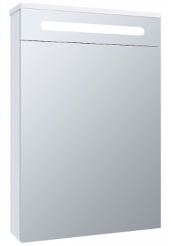 Зеркальный шкаф Runo 00 00001128 Парма 50 R с подсветкой Белый