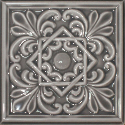 Керамический декор Cevica CV62792 Plus Classic 1 Basalt 15x15 см