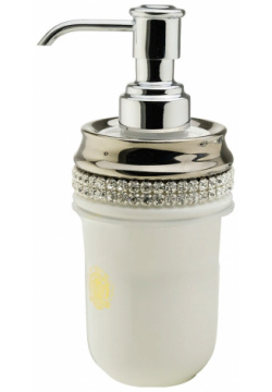 Дозатор для жидкого мыла Migliore 28485 Dubai Белый Хром