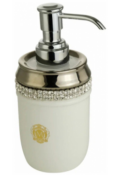 Дозатор для жидкого мыла Migliore 28455 Dubai Белый Хром