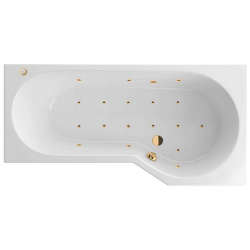 Акриловая ванна Excellent WAEX BSP16 RELAX GL Be Spot 160x80 R с гидромассажем