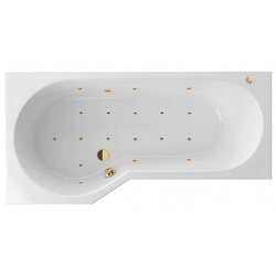 Акриловая ванна Excellent WAEX BSL16 RELAX GL Be Spot 160x80 L с гидромассажем