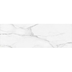 Керамическая плитка Gracia Ceramica 010100001299 Marble matt white 02 настенная 30x90 см