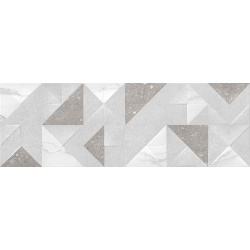 Керамическая плитка Gracia Ceramica 010100001308 Origami grey 03 настенная 30x90 см
